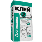 Клей плиточный СТРОМИКС №2  25кг (1/50) в Хабаровске в интернет-магазине Стромикс