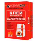 Клей усиленный Терракот жаростойкий 25 кг в Хабаровске в интернет-магазине Стромикс