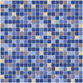 Керамическая плитка Меланж синяя пол 400*400 Пиастрелла (10/480) в Хабаровске в интернет-магазине Стромикс