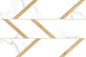 Керамическая плитка 400x270 белый орнамент Global Tile Vega GT 9VG0105TG (10/720) в Хабаровске в интернет-магазине Стромикс